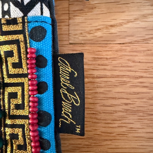 NWT Laurel Burch Crossbody Bag Two Cats Beads - Picture 5 of 13